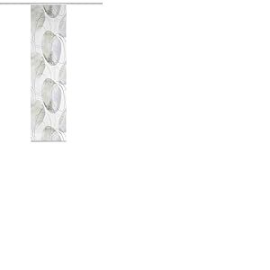 HOME in green HIG Rideau Coulissant, recyclé, 245 x 60 cm, imprimé, Aspect Bambou, Couleur : Lilas, Dimensions : 245 x 60 cm, Nombre : 1