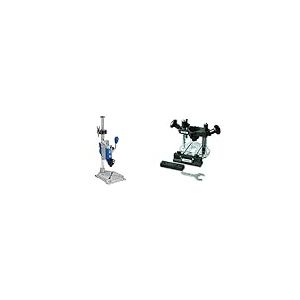 Dremel Support à Colonne - Workstation Multifonction Rotatif & Adaptation Défonceuse Plongeante