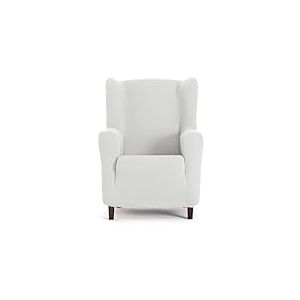 Eysa Housse de Fauteuil bi-élastique pour bergère Couleur Blanc Design Harlem