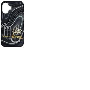 Scorpion Queen Zodiac Anniversaire Glam Astrologie Coque pour iPhone 16