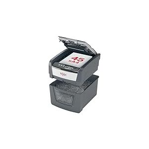 Rexel Optimum 2020045X Destructeur de Documents Automatique, 45 Feuilles, sécurité P-4, Bureau à Domicile, Poubelle Amovible de 20 l, 2020045X