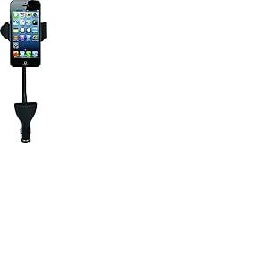 TX Think Xtra Support pour Smartphone Universel avec Chargeur Allume Cigare Flexible