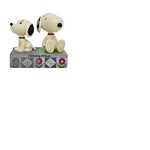 Peanuts by Jim Shore Figurine Snoopy des ann&eacute;es 1950 vs Snoopy d&rsquo;aujourd&rsquo;Hui