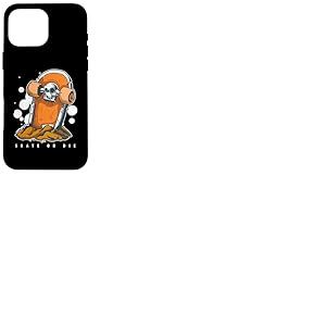 Grave Tomb Skull Dead Skater Skate Die Skateboard Cadeau Coque pour iPhone 16 Pro Max