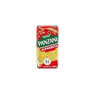 Panzani Les P&acirc;tes &agrave; Potage Alphabets, 500g (Lot de 6)