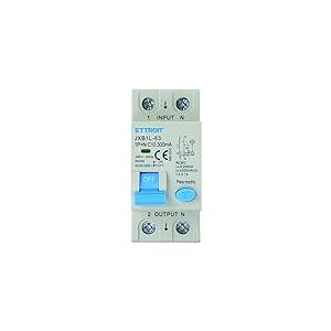 IXTRIMA Interrupteur magnétothermique différentiel 1P+N 10A 300mA 220V-6KA Classe A 2 modules 300mA pour rail DIN - Protection circuit et sécurité Installations