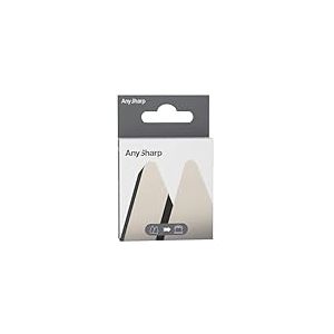AnySharp Lot de 2 Outils d'Affûtage Remplaçables, Pour Affûteurs Classic & Pro, Carbure de Tungstène, Argent, Taille Unique, Métal