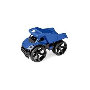 Wader 64020 - Maximus Kipper en Bleu avec Benne verrouillable et pneus Larges, Taille env. 59 cm, pour Enfants &agrave; partir de 12 Mois, Convient comme Cadeau pour Jeux cr&eacute;atifs