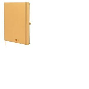 Finocam &ndash; Cahier Nexo Couverture Rigide Uni Camel | Grand Cahier &agrave; Feuilles Microperfor&eacute;es | Pochette et Passant pour stylo | 72 Feuilles, Id&eacute;al pour &Eacute;crire et Dessiner