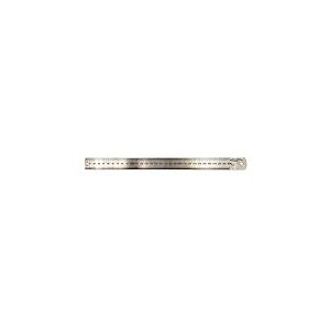 GRAPHOPLEX Règle 30 cm Acier - Réglet de Précision avec Double Graduation - Gravure Chimique et Thermique Durable - Lisibilité Parfaite - Reglet Incassable Metal - Traçage, Mesure - Outil Polyvalent