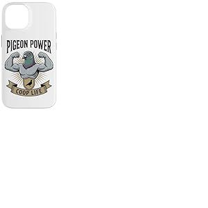 Bodybuilder Amusant Pigeon Power Coop Life Strong Bird Coque pour iPhone 14