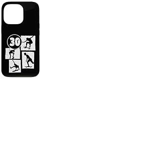Skateboard 30&egrave;me Anniversaire Skateboard Skater 30 Ans Coque pour iPhone 13 Pro