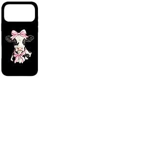 Coquette Bow Hereford, éleveuse de Vaches, mère de bétail de Hereford Coque pour iPhone 17 Pro Max