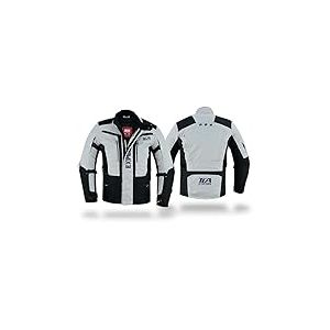TLA EXPLORA Veste Moto avec protections &agrave; 2 Couches, 4 Saisons, doublure amovible, imperm&eacute;able, respirante. Tailles S &agrave; 6XL Homme et Femme, Blouson Moto Enduro, Adventure, Motoneige, Quad, ATV.