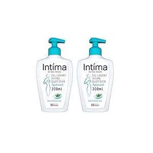 Intima - Gel Intime Femme Apaisant à l'Aloe Vera - 200 ml (Lot de 2)