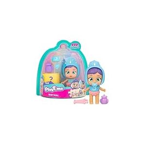 IMC Toys Poupée Crying Baby Doll Playtime 8,5 cm Push and Crawl, Multicolore (921825)