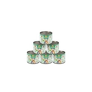 GranataPet DeliCatessen Wild PUR Lot de 6 boîtes de nourriture humide pour chats sans céréales et sans sucre ajoutés - Nourriture pour chat à haute teneur en viande et huiles de qualité supérieure - 6