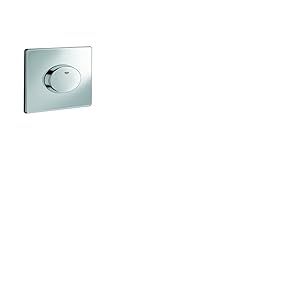 GROHE 38565000 Skate Plaque de commande WC Argent