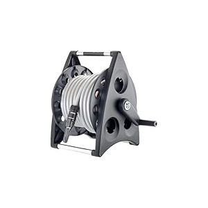 Claber Kiros Kit, d&eacute;vidoir Mural en Aluminium et Plastique avec Tuyau et Lance d'arrosage