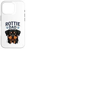 Funny Dog Owner Dad Rottweiler Rottie Dad Coque pour iPhone 16 Pro