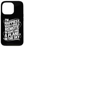 Maquette Planes Saying Happy Flying Rc Plane Coque pour iPhone 13 Pro