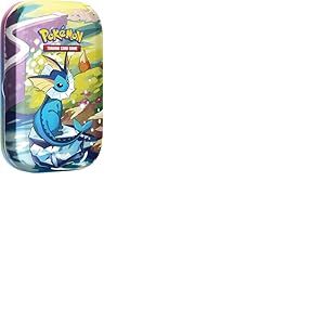 Pok&eacute;mon: Mini-bo&icirc;te &Eacute;carlate et Violet &ndash; &Eacute;volutions Prismatiques &ndash; Aquali du JCC Pok&eacute;mon (2 boosters et 1 pi&egrave;ce)