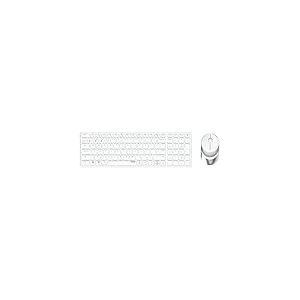 Rapoo 9750M Clavier Souris Incluse RF sans Fil + Bluetooth QWERTZ Allemand Blanc