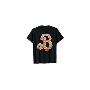 Barbie – Logo coloré rétro fleur B T-Shirt