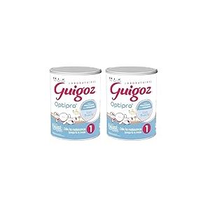 GUIGOZ OPTIPRO 1 Lait bébé en poudre 1er âge - de 0 à 6 mois - Boîte de 830g (Lot de 2)