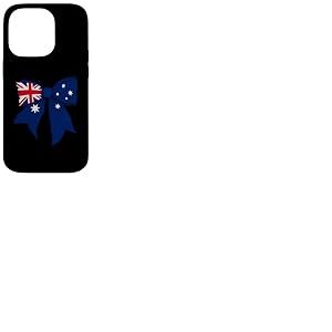 Ruban Coquette Drapeau Australien Australien Fille Coque pour iPhone 14 Pro