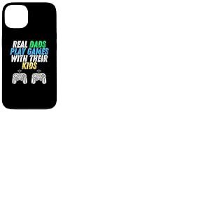 Real Dads Play Games with Kids F&ecirc;te des P&egrave;res Gamer Console Coque pour iPhone 13