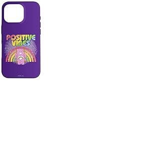 Care Bears Positive Vibes Rainbow with Cheer Bear Coque pour iPhone 16 Pro