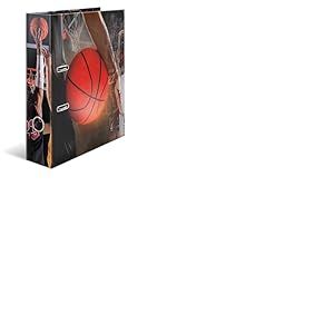 HERMA Classeur à levier A4 avec dos de 70 mm, motif sport, finition brillante et impression intérieure, classeur à anneaux pour enfants, classeur d'archivage et organiseur de fichiers