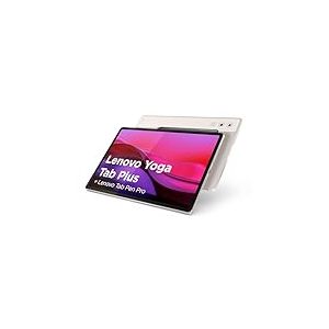 Lenovo Tablette Yoga Tab Plus, &eacute;cran 3K 12,7", Qualcomm Snapdragon 8 Gen 3, 16 Go de RAM, 256 Go eMMC, Android 15, Seashell Tab Pen Pro