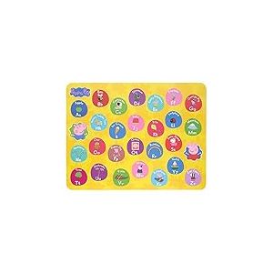 Peppa Pig Set de Table pour Enfant - Lavable - Réutilisable - Jaune - Taille Unique