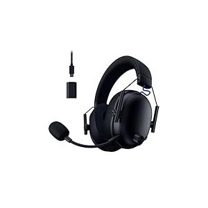 Razer BlackShark V3 pour Playstation - Casque sans Fil pour e-Sport - Haut-parleurs Triforce 50mm - Microphone Amovible - HyperSpeed 2,4 GHz & Bluetooth - THX Spatial Audio - PS5/PC | Noir