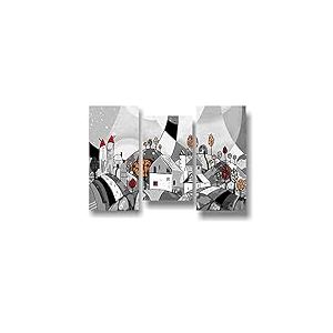 Wink design Bristol- Triptyque Impressions Bois Multicolor
