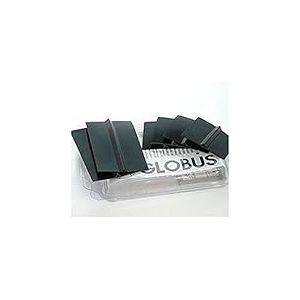 Globus G0463 Lot de 6 électrodes en Silicone Conductrice Unisexe pour Adulte Noir