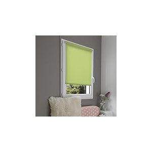 MADECOSTORE Store Enrouleur tamisant sans percer - Vert fougère - L71 x H190cm