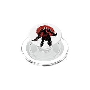 Tatouage Dieu de Guerre/Hache de Combat/Cicatrice Rouge PopSockets PopGrip pour MagSafe