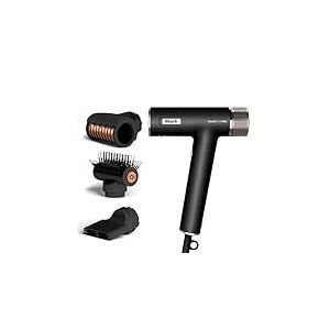 Shark s&egrave;che-cheveux SpeedStyle Pro ultra-performant, ultra-rapide, pour cheveux raides ou ondul&eacute;s, technologie Scalp Shield, 3 embouts, l&eacute;ger, ionique, sans dommage thermique, Noir HD731EU