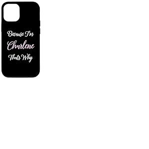 Charlene Nom personnalisé Femme Mignon Rose Fille Personnalisé Coque pour iPhone 12/12 Pro