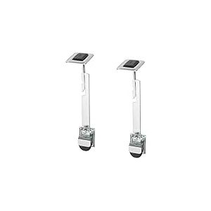ABUS Grille de Protection GS60 - Protection Anti-Effraction Grilles de Sous-Sol - Barre de Traction et Grandes Plaques de Maintien - Niveau de Sécurité 8 - 04631 - Lot de 2