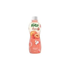 KATO - Jus de Pêche avec Nata de Coco - 1 X 320 ML (Lot de 6)