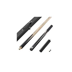 VEVOR Queue de billard articul&eacute;e 1447,8 mm, 540 g, canne de billard avec rallonge, embout en cuir de 9,7 mm et &eacute;tui en bois, queue de snooker pour table de billard professionnelle, bar, maison, bureau