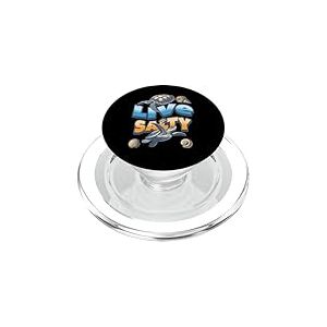 Live Salty, Sand Sun Beach Casual Beachwear PopSockets PopGrip pour MagSafe