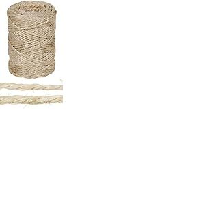 Bobine de Fil - Bobine de Fil de sisal n&deg;1 &agrave; 3 brins 700 g, id&eacute;al pour Attacher et Nouer, Robuste et Durable pour Les travaux de Bricolage.