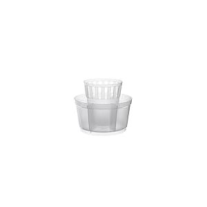 Excelsa "Rainbow Égouttoir à Couverts Rond Blanc 15 Cm