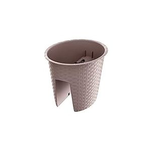 Pot à Fleurs 6L RATOLLA OVALE 298x242x225 mm, Mocca
