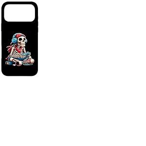 Halloween Squelette Gamer Vid&eacute;o Gaming Gamer E-Sport Player Coque pour iPhone 17 Pro Max